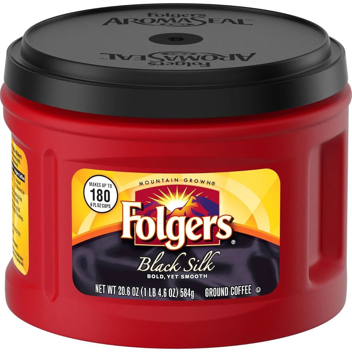 Folgers Black Silk, Dark Roast Ground Coffee